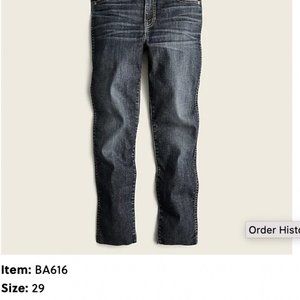 J. Crew 9" vintage slim-straight jean